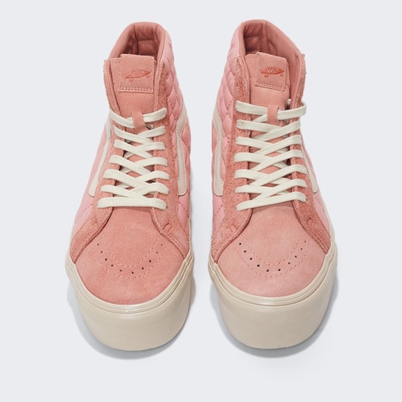 NWT - VANS X JOE FRESHGOODS SK8-HI REISSUE PLATFORM VLT LX CORAL PINK SIZE 8 - Picture 1 of 17